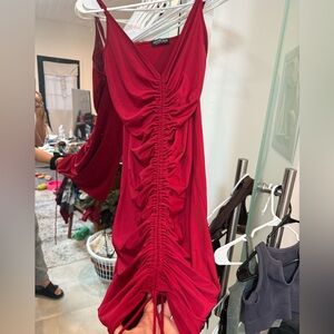 Fashion Nova Red Mini Dress | Bodycon Dress